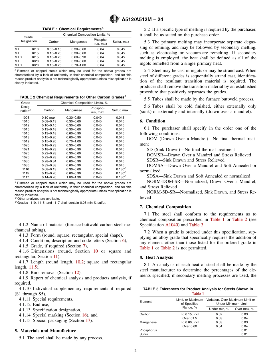 ASTM A512 - A 512M - 24.pdf_第2页