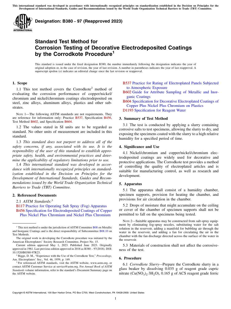 ASTM B380 - 97 (2023).pdf_第1页