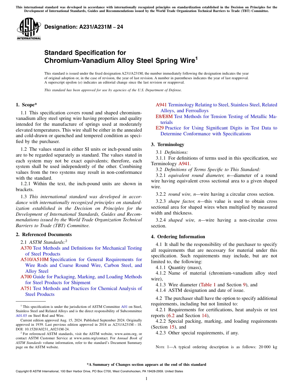 ASTM A231 - A 231M - 24.pdf_第1页