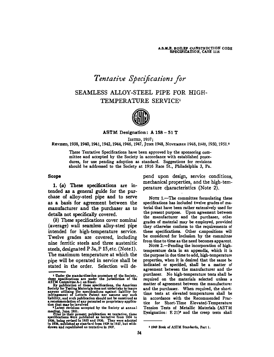 ASTM A158 - 51T scan.pdf_第1页