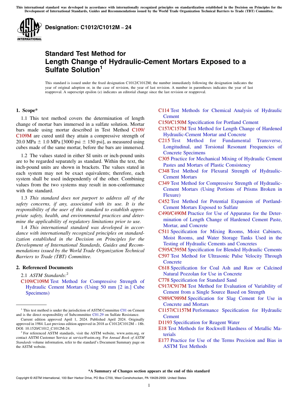 ASTM C1012 - C 1012M - 24.pdf_第1页