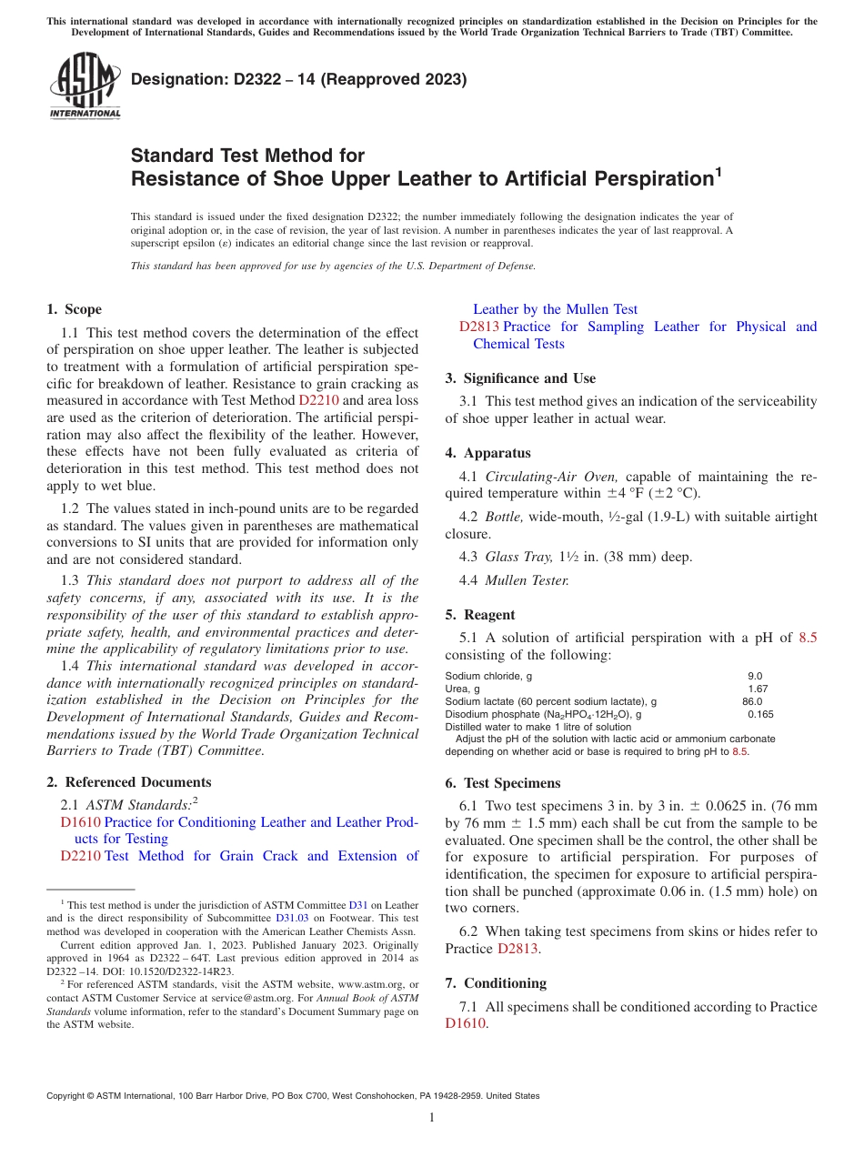 ASTM D2322 - 14 (2023).pdf_第1页