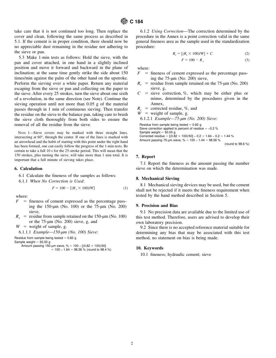 ASTM C184 - 94e1.pdf_第2页