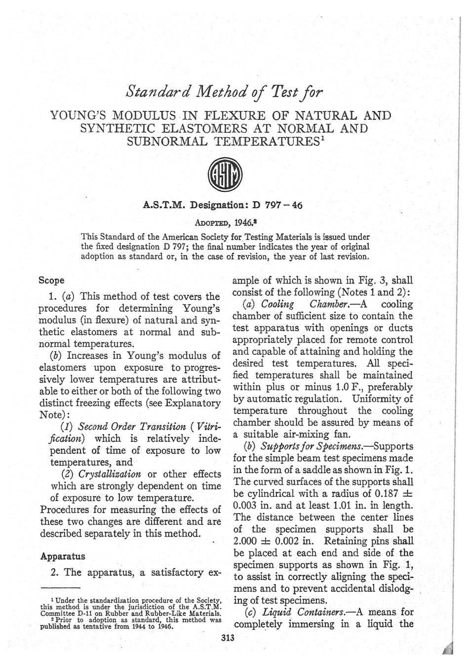 ASTM D797 - 46 scan.pdf_第1页