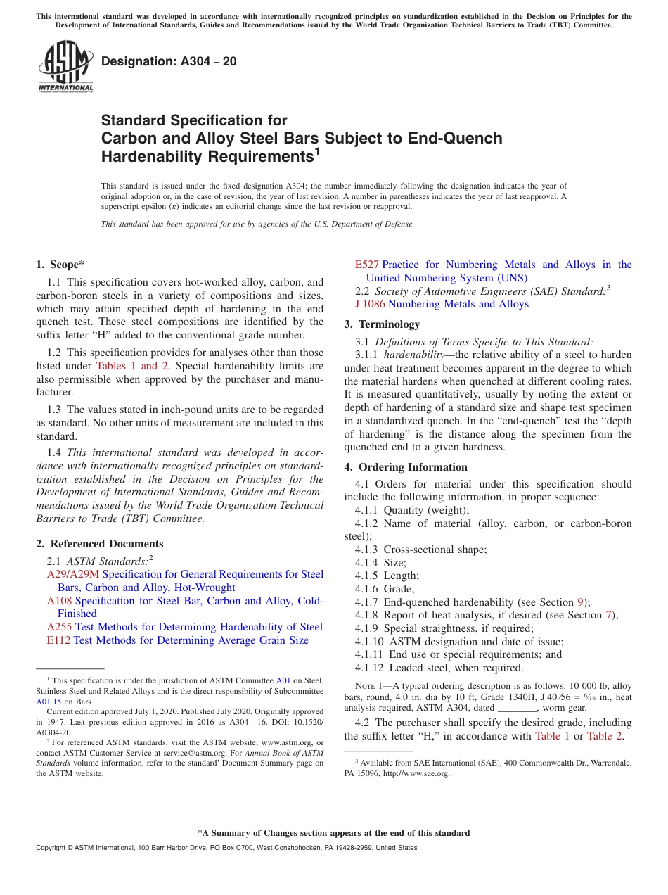 ASTM A304 - 20.pdf_第1页