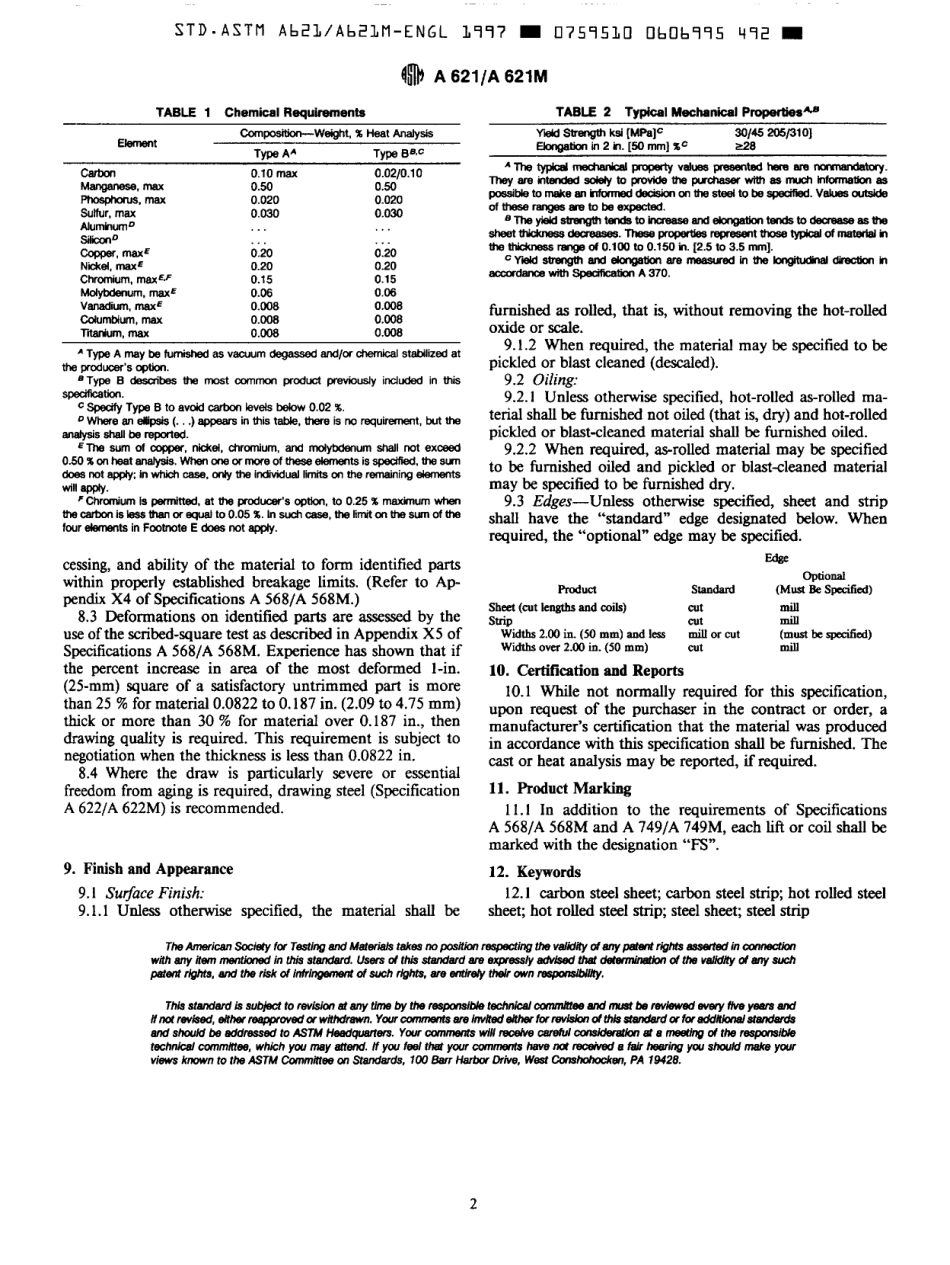 ASTM A621 - A 621M - 97 scan.pdf_第2页