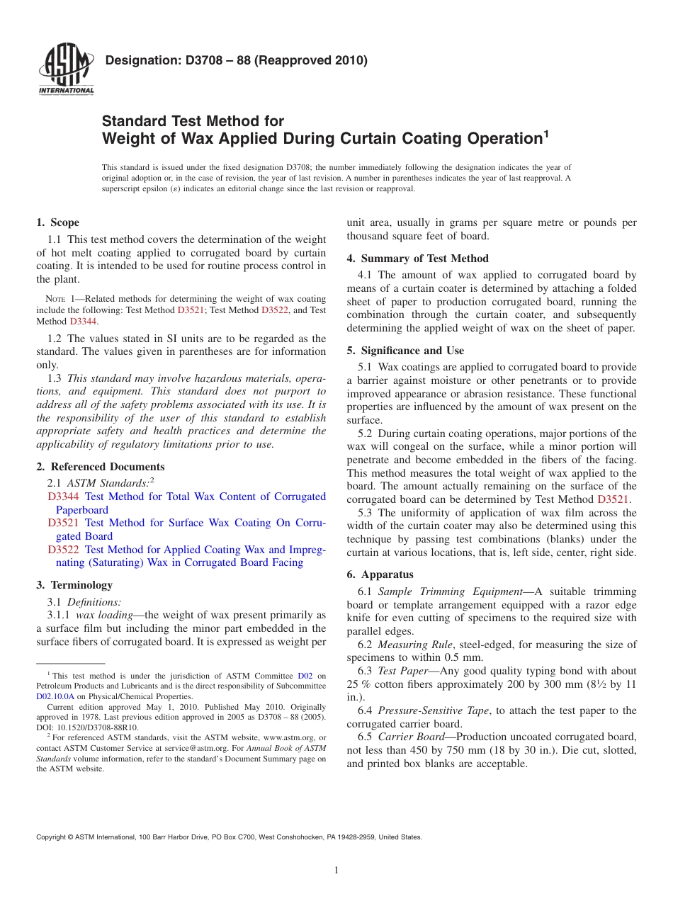 ASTM D3708 - 88 (2010).pdf_第1页