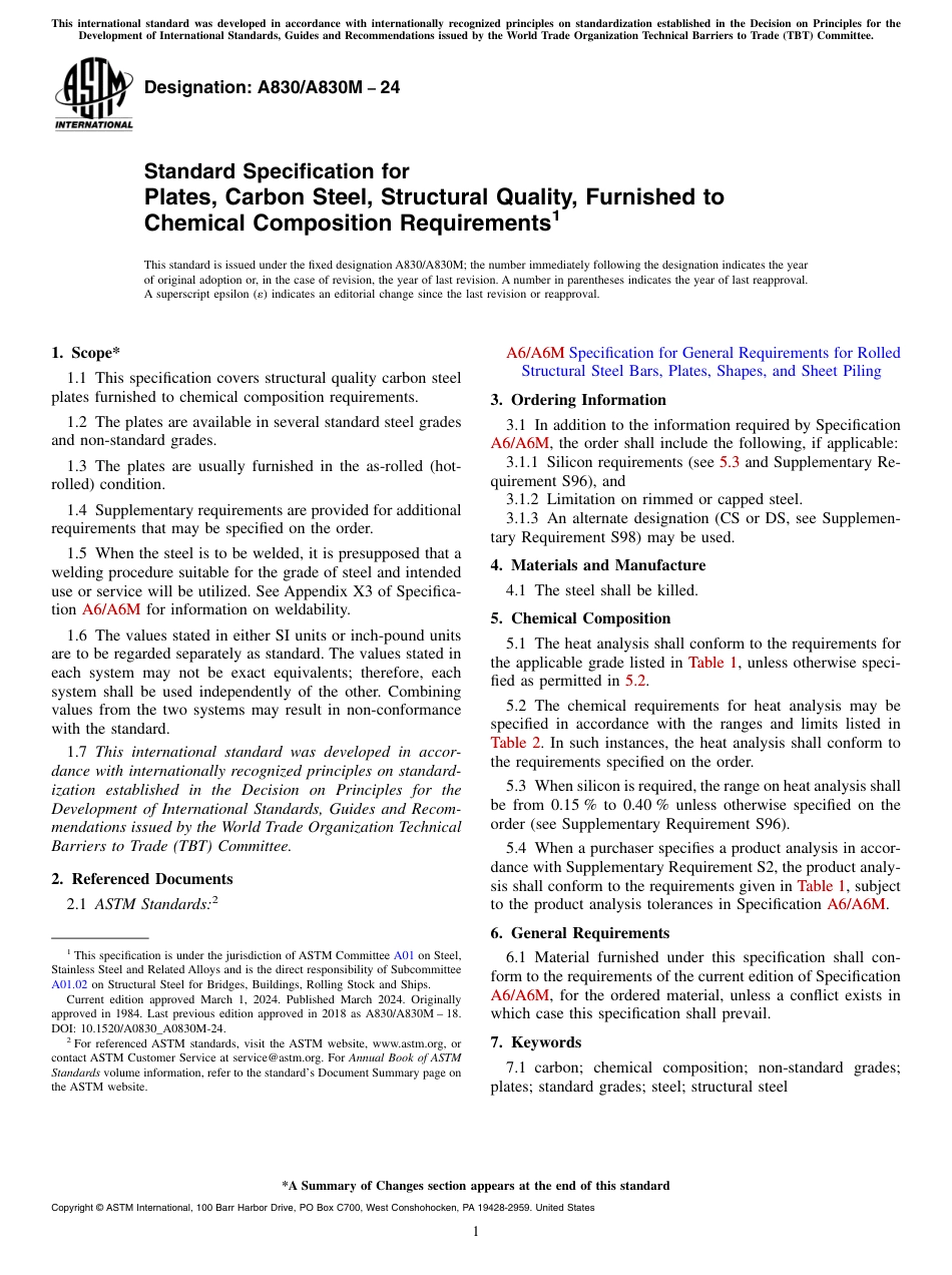 ASTM A830 - A 830M - 24.pdf_第1页