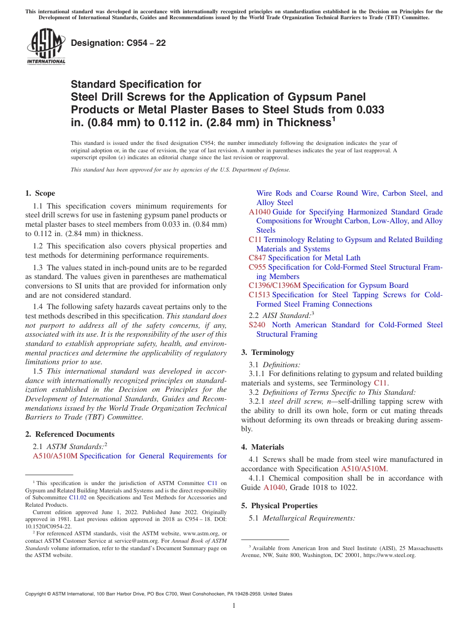 ASTM C954 - 22.pdf_第1页