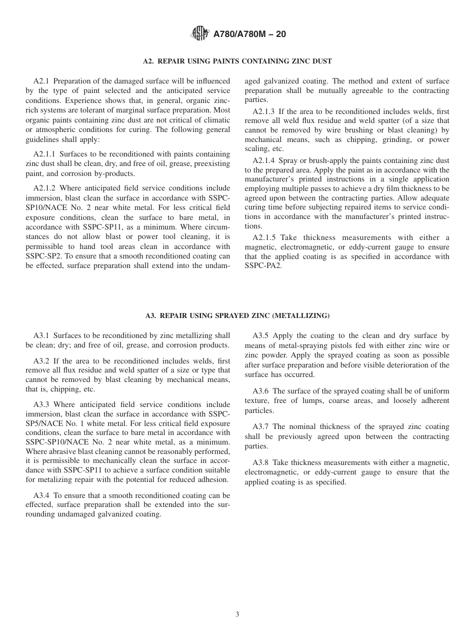 ASTM A780 - A 780M - 20.pdf_第3页