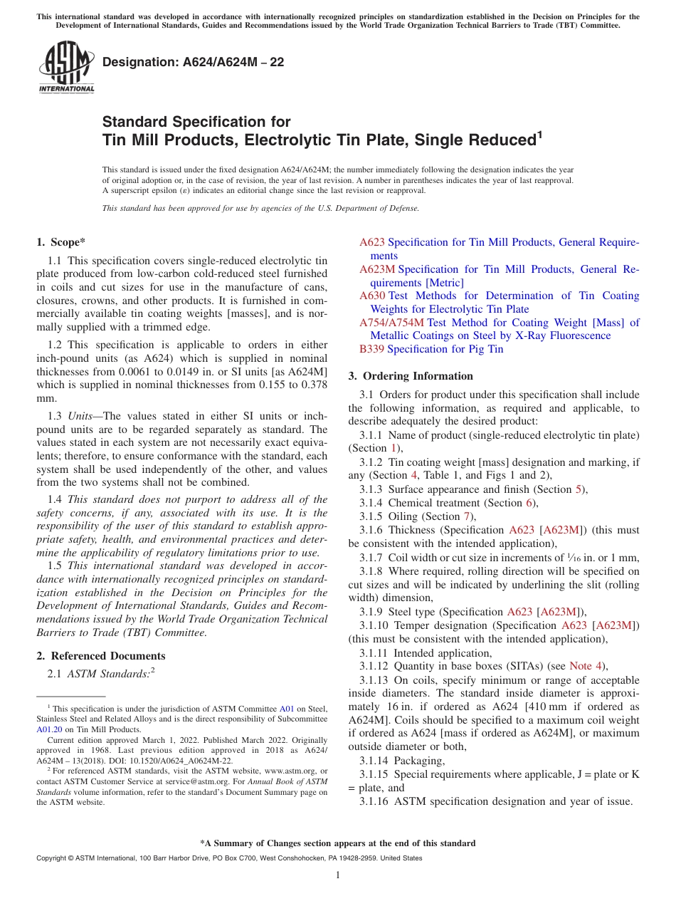 ASTM A624 - A 624M - 22.pdf_第1页