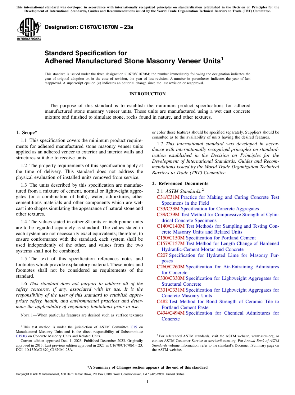 ASTM C1670 - C 1670M - 23a.pdf_第1页