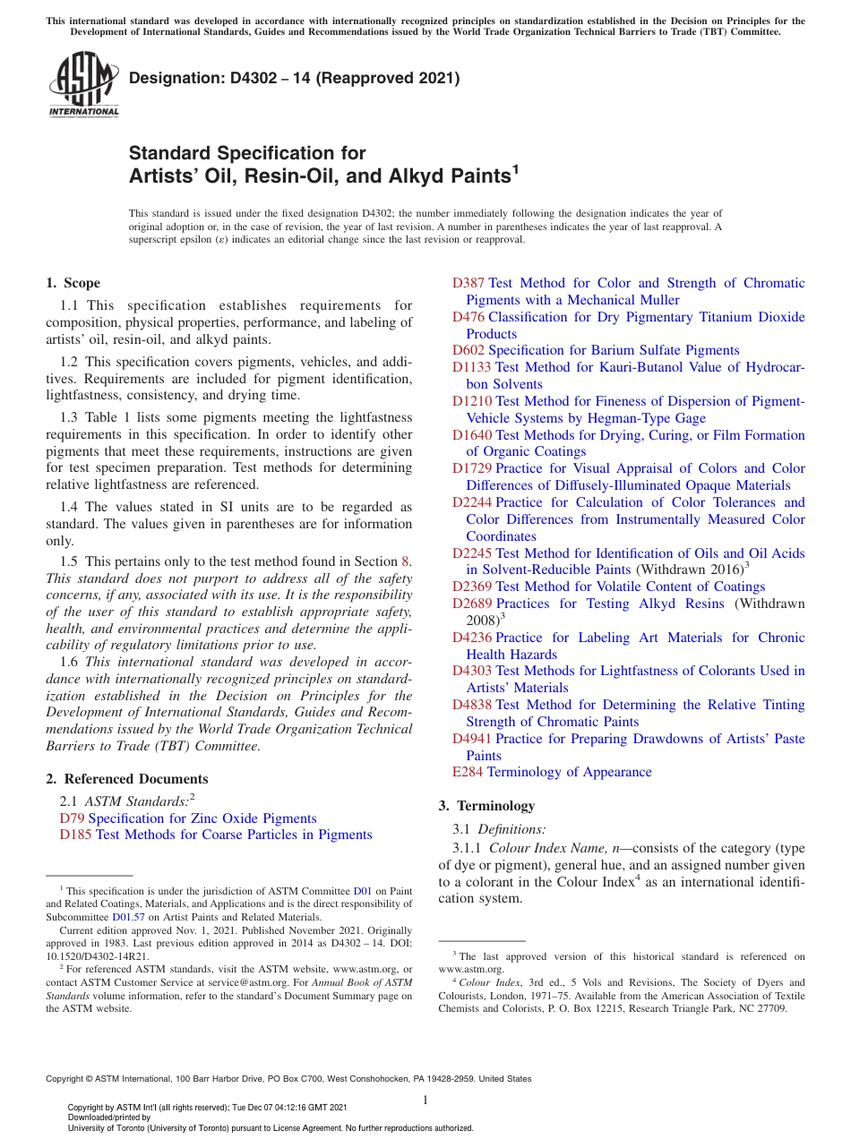 ASTM D4302 - 14 (2021).pdf_第1页