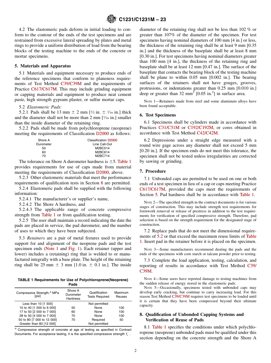 ASTM C1231 - C 1231M - 23.pdf_第2页