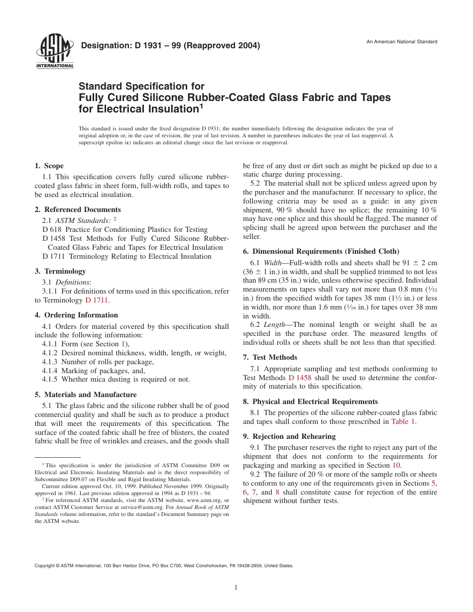 ASTM D1931 - 99 (2004).pdf_第1页
