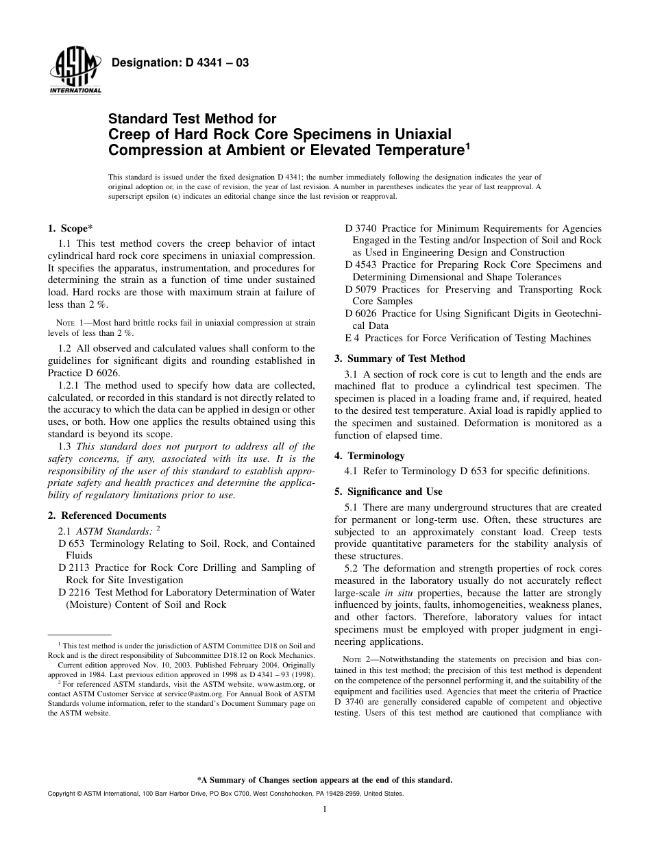 ASTM D4341 - 03.pdf_第1页