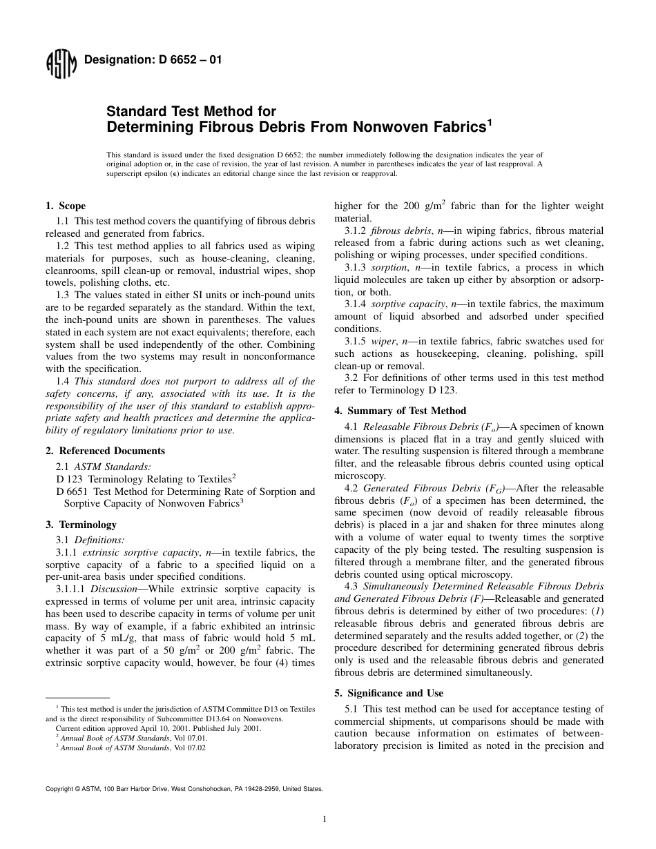 ASTM D6652 - 01.pdf_第1页