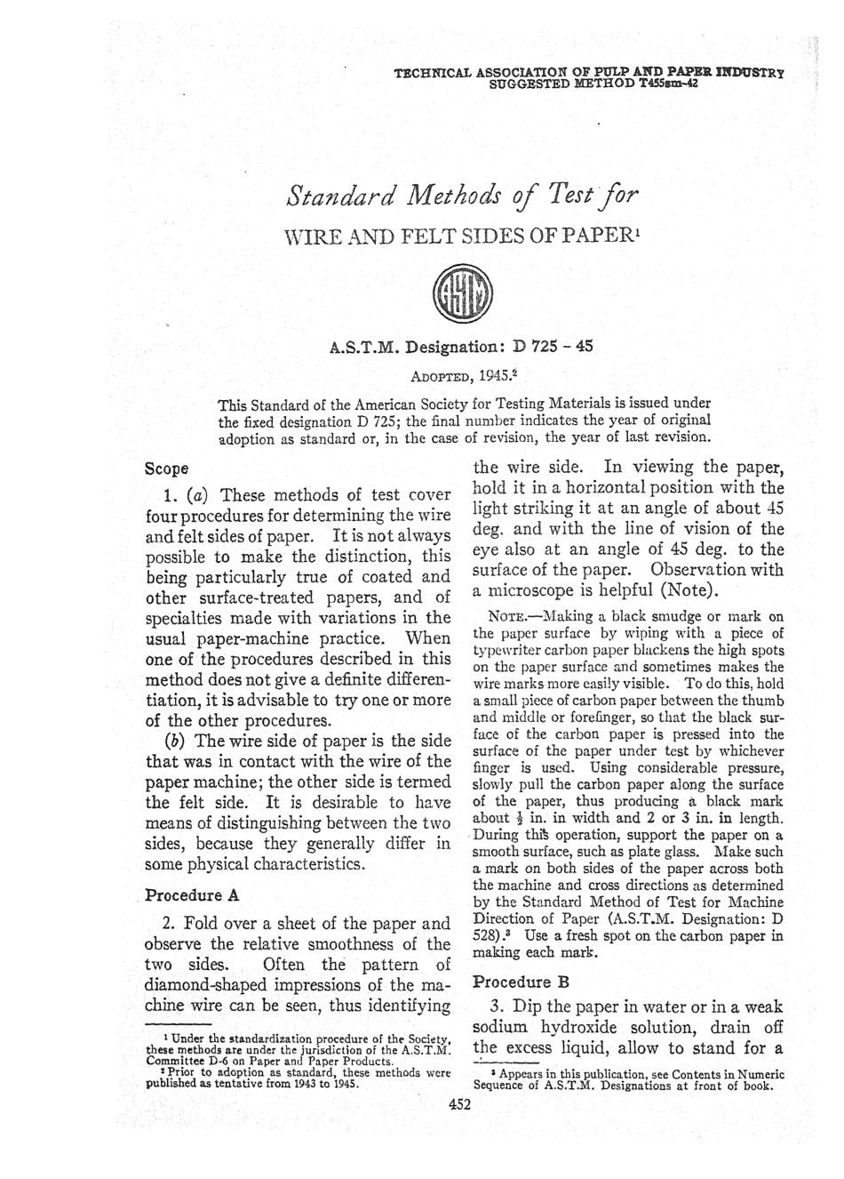 ASTM D725 - 45 scan.pdf_第1页