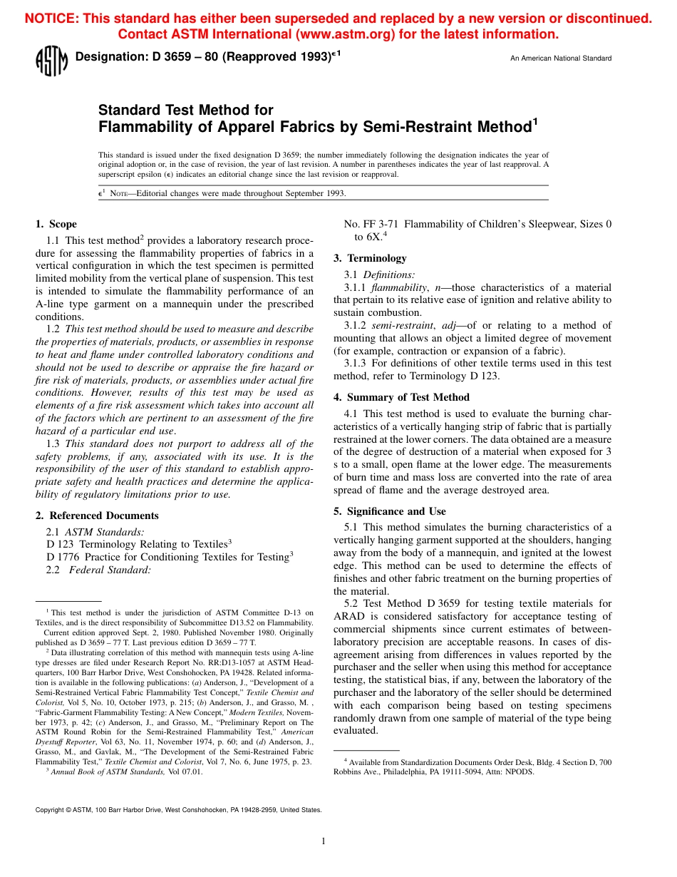 ASTM D3659 - 80 (1993)e1.pdf_第1页