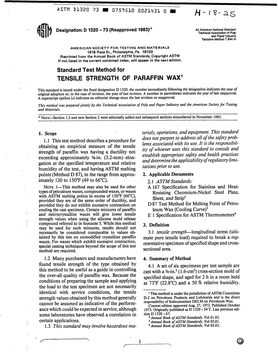 ASTM D1320 - 73 (1983)e1 scan.pdf_第1页