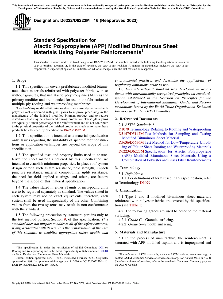 ASTM D6222 - D 6222M - 16 (2023).pdf_第1页
