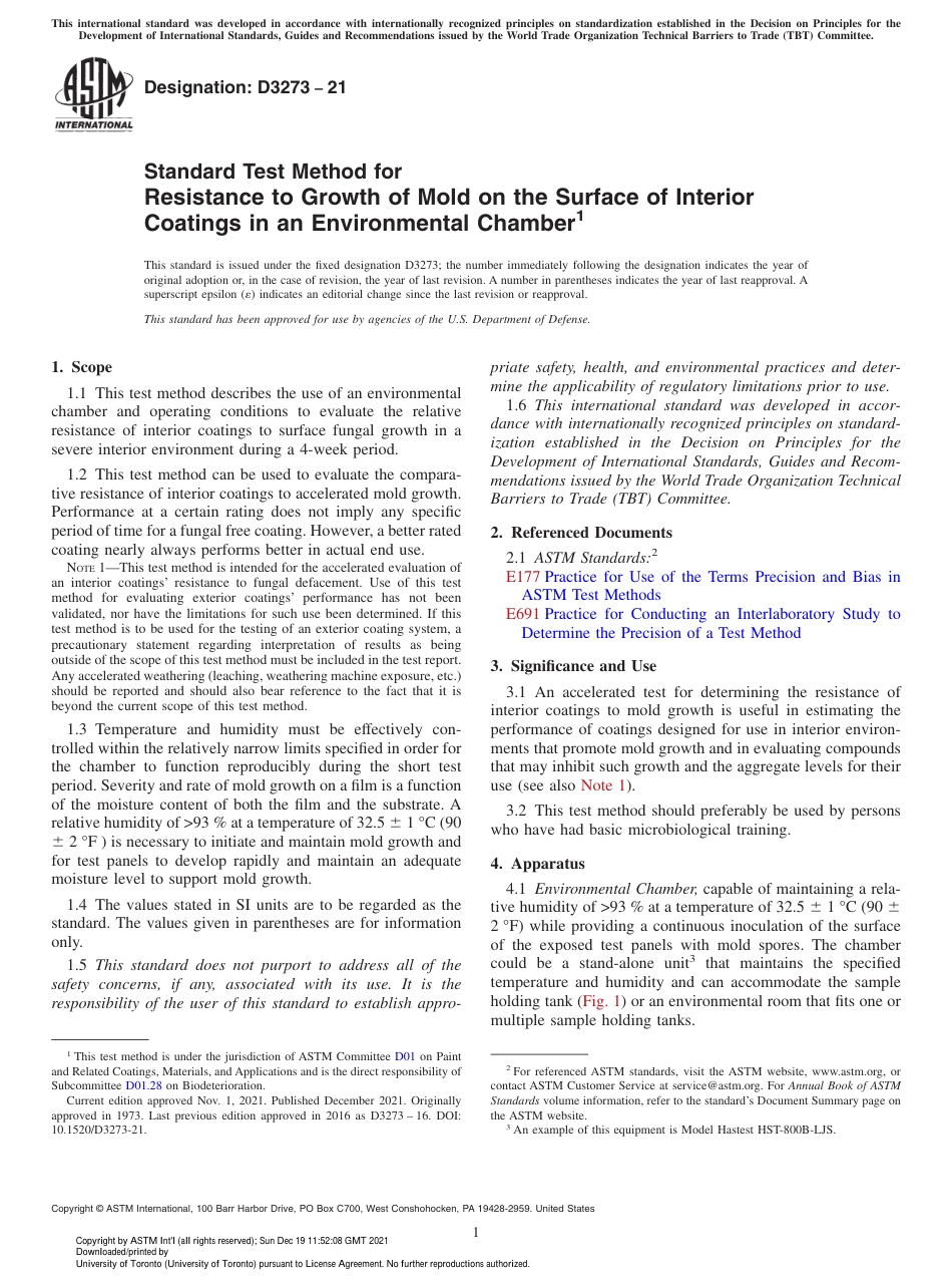 ASTM D3273 - 21.pdf_第1页