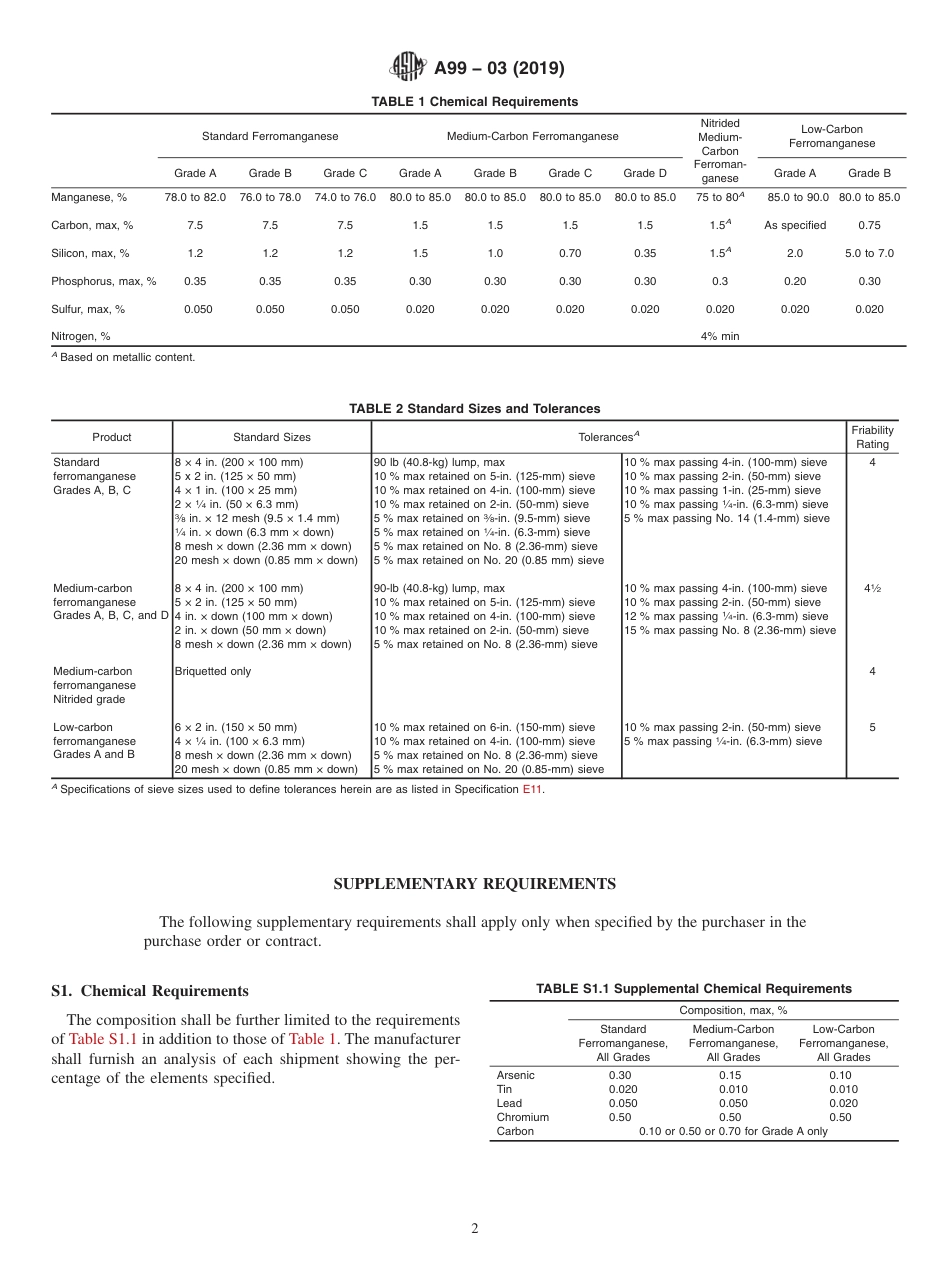 ASTM A99 - 03 (2019).pdf_第2页