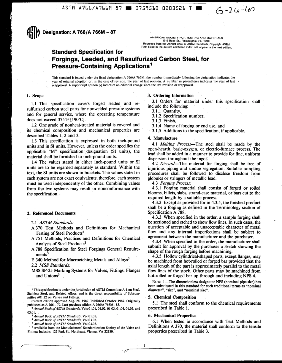 ASTM A766 - A 766M - 87 scan.pdf_第1页