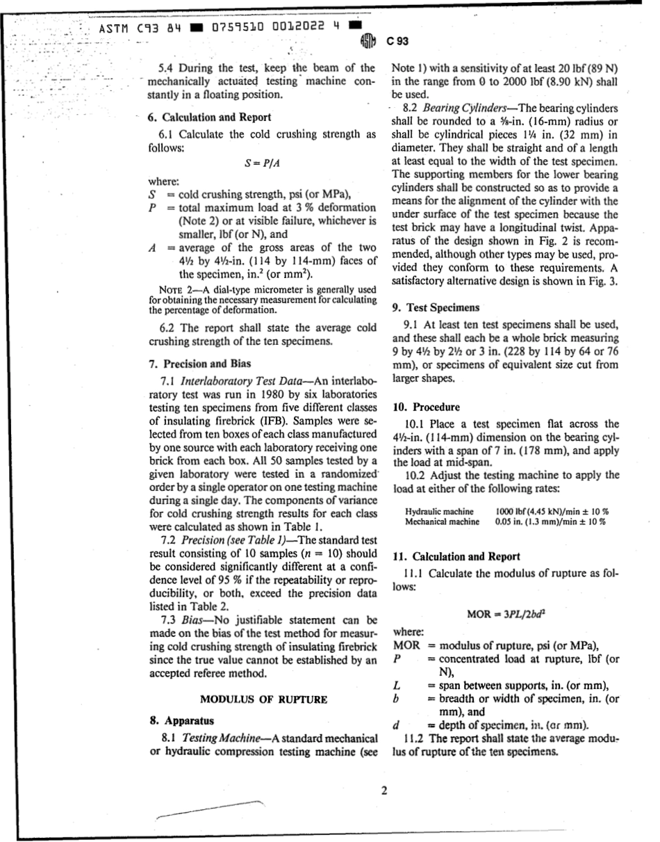 ASTM C93 - 84 scan.pdf_第2页