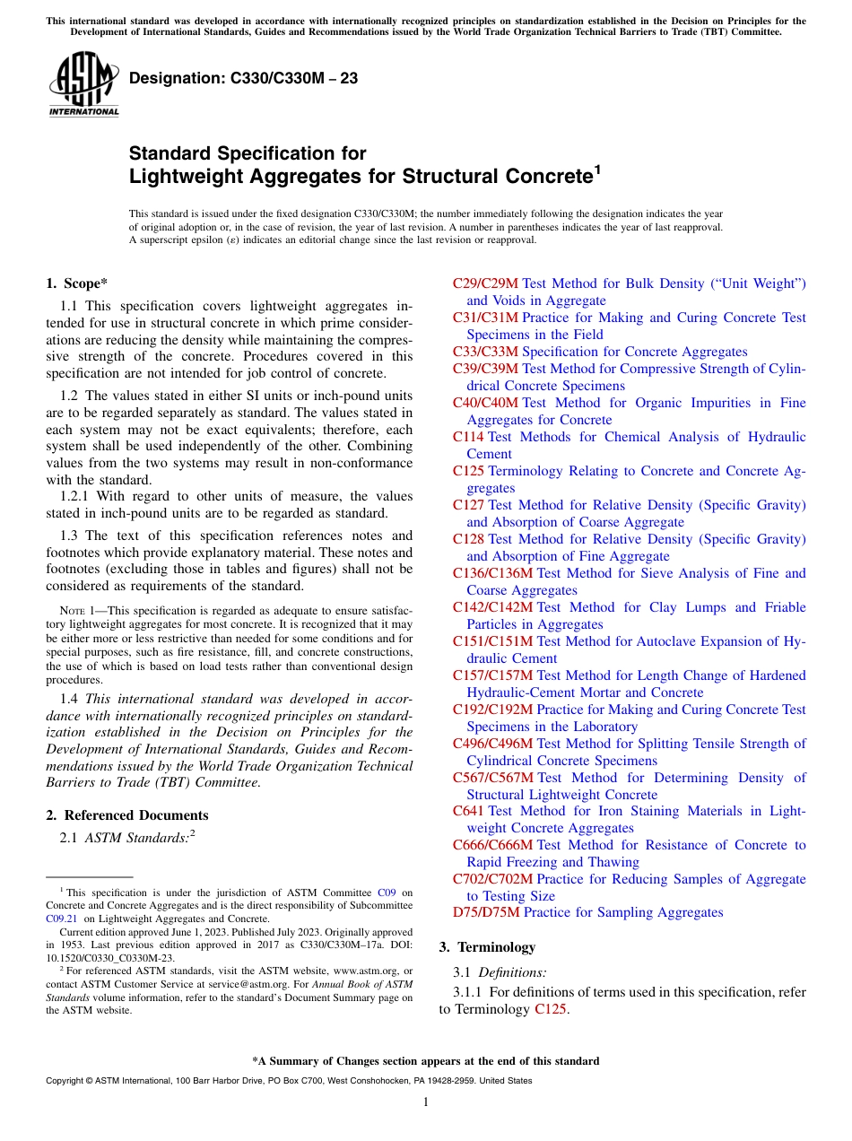 ASTM C330 - C 330M - 23.pdf_第1页