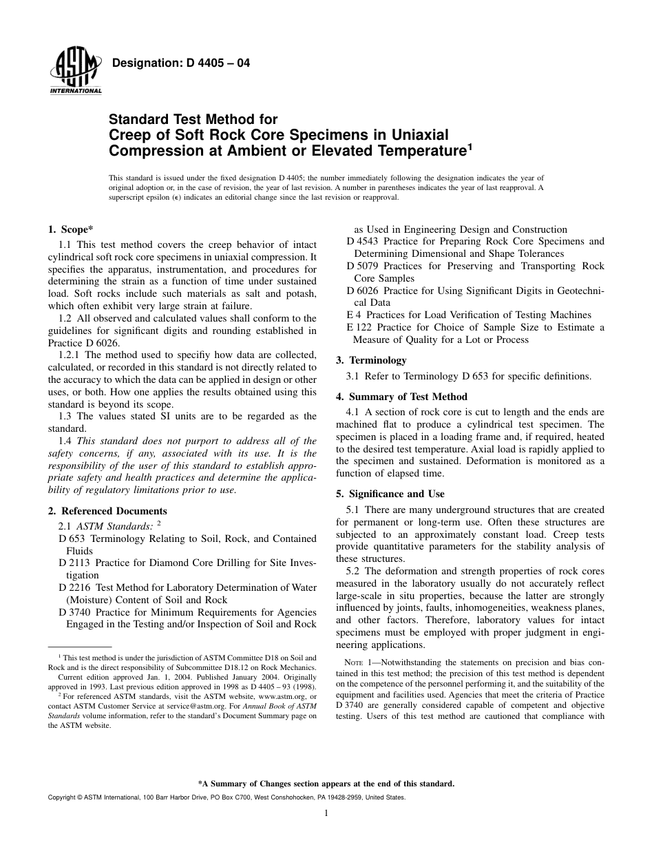 ASTM D4405 - 04.pdf_第1页