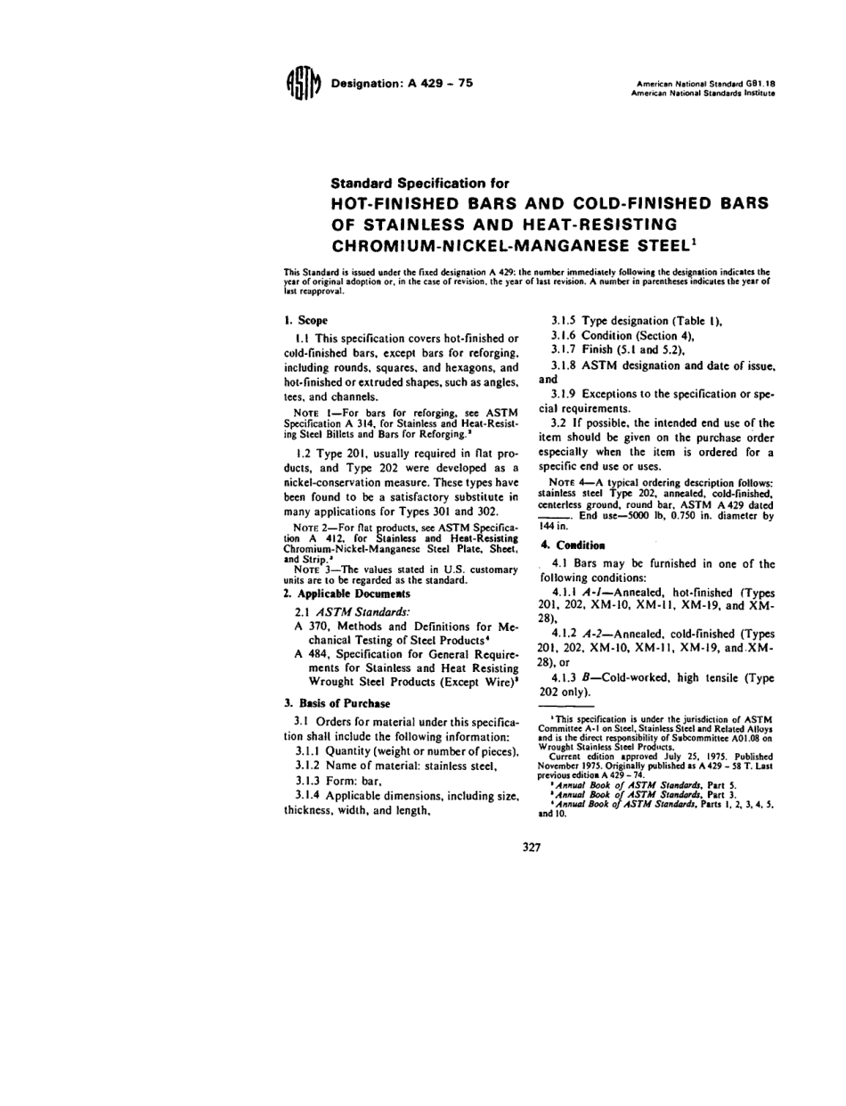 ASTM A429 - 75 scan.pdf_第1页