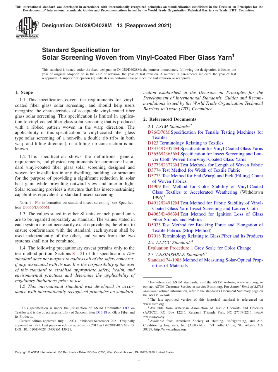 ASTM D4028 - D 4028M - 13 (2021).pdf_第1页