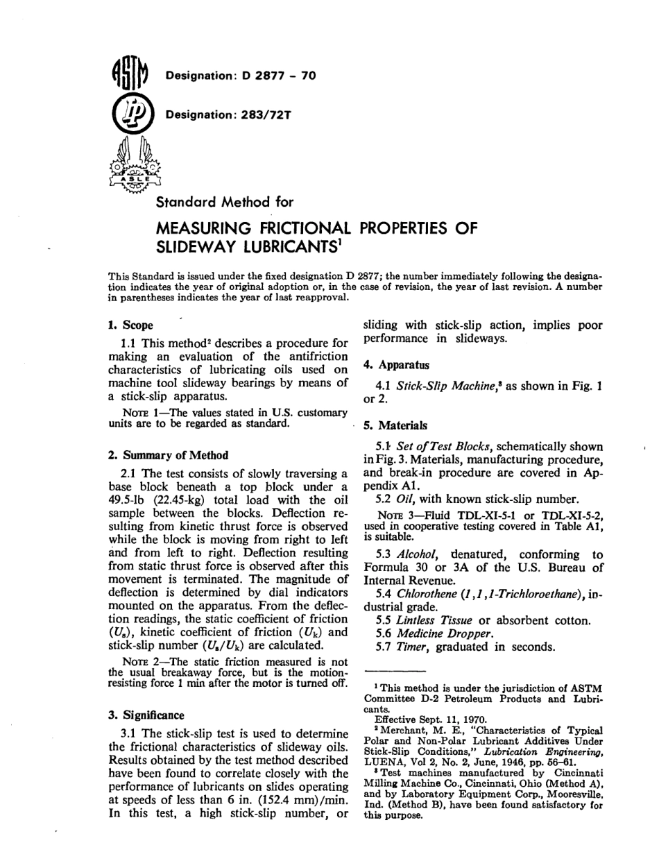 ASTM D2877 - 70 (scan).pdf_第1页