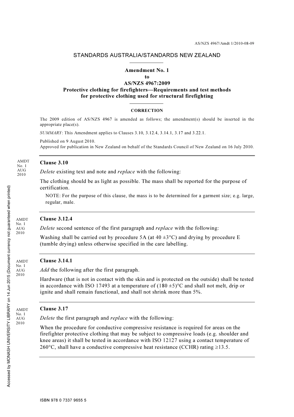 AS NZS 4967-2009 amd1-2010.pdf_第1页