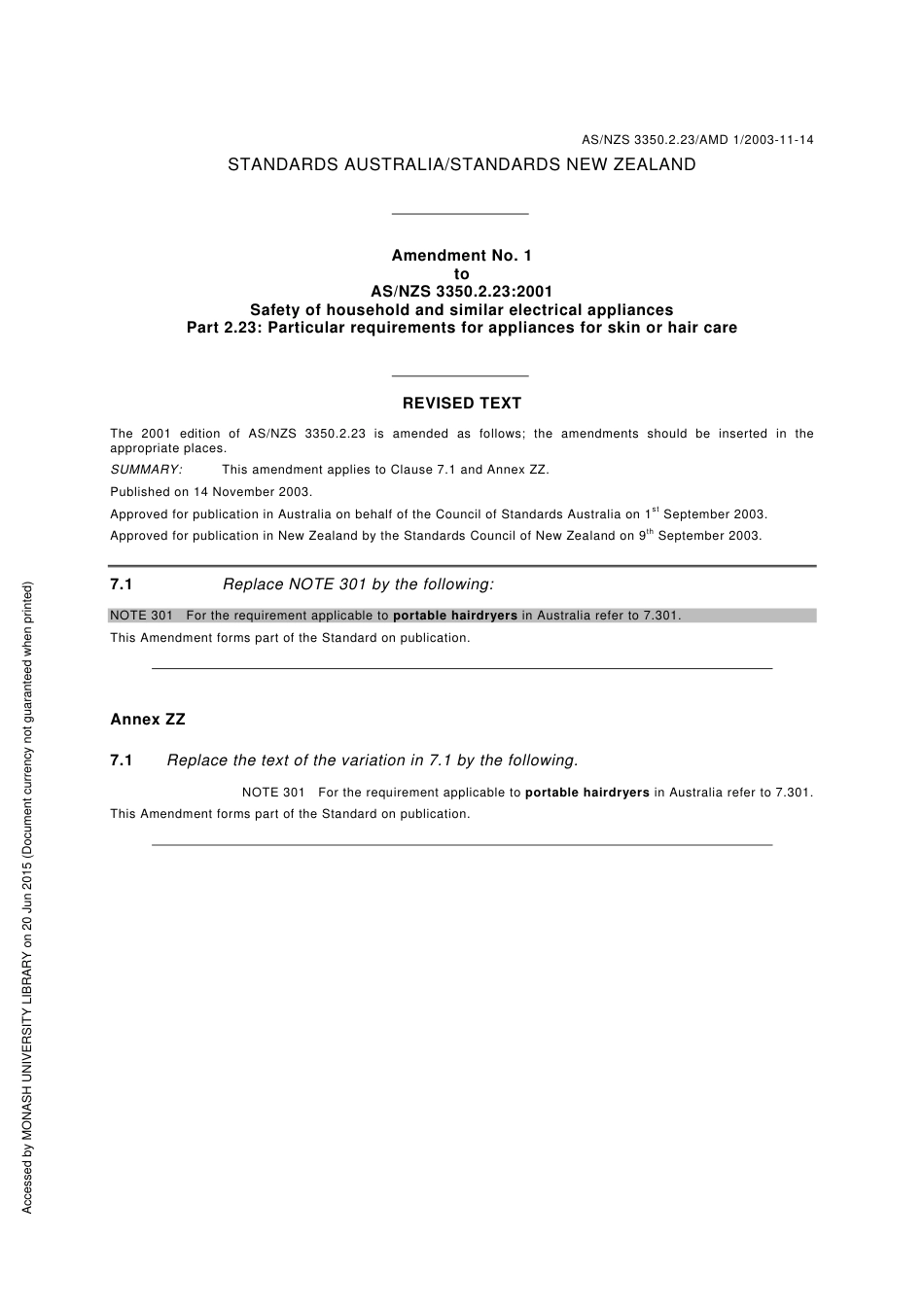 AS NZS 3350.2.23-2001 amd1-2003.pdf_第1页