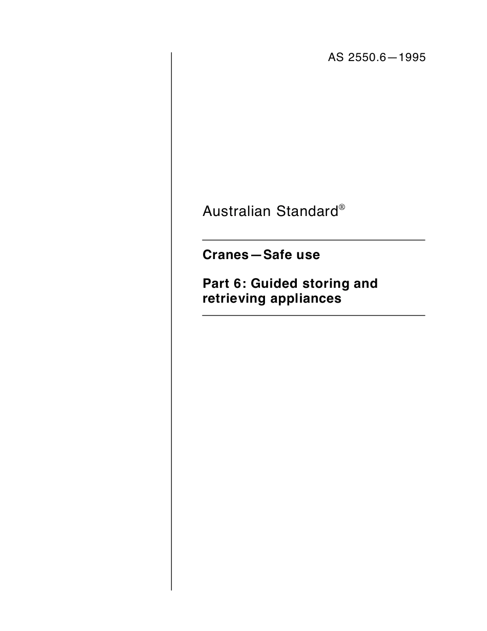 AS 2550.6-1995.pdf_第1页