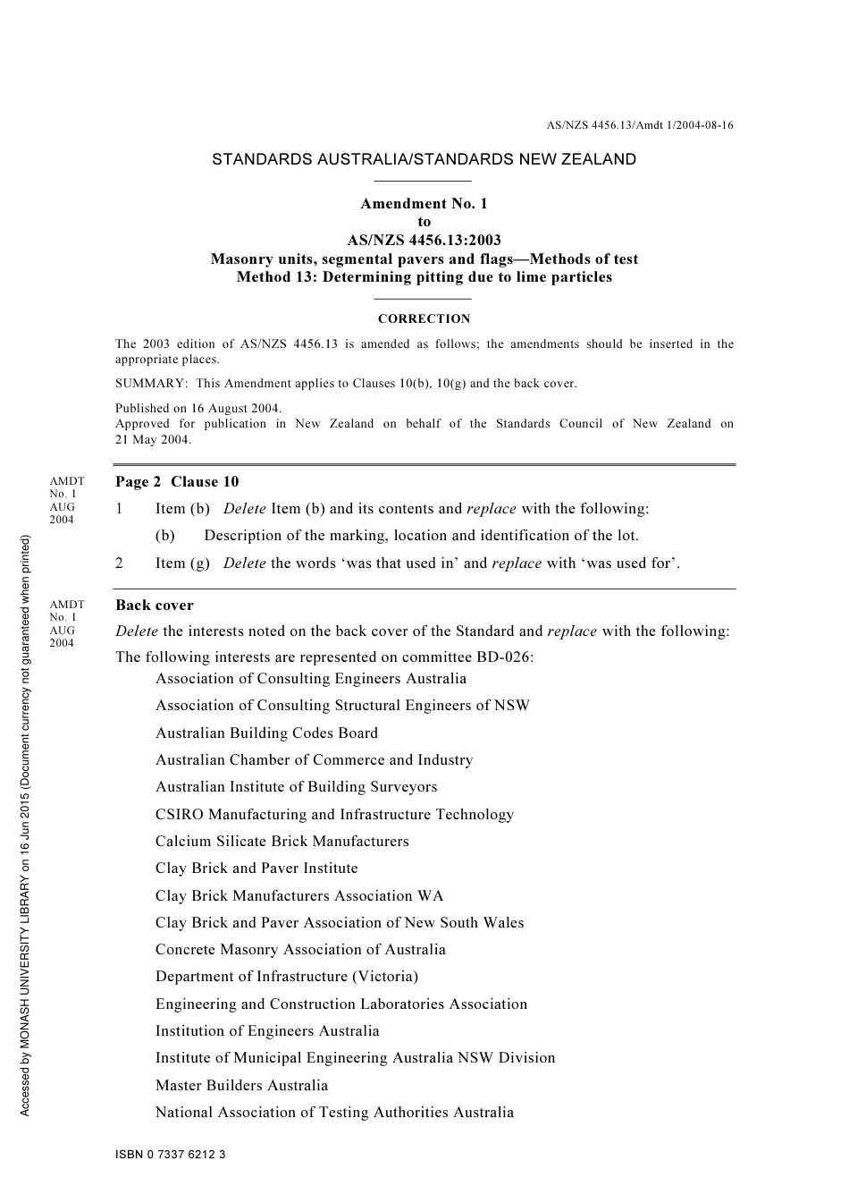 AS NZS 4456.13-2003 amd1-2004.pdf_第1页
