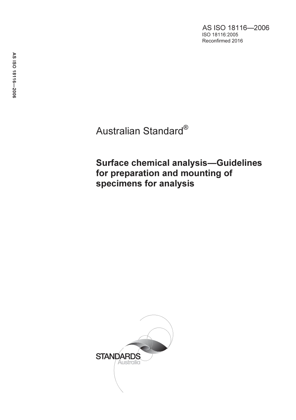 AS ISO 18116-2006 (2016).pdf_第1页