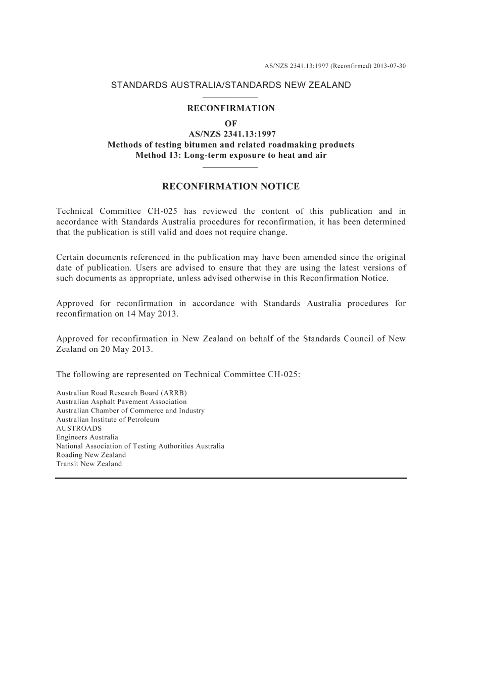 AS NZS 2341.13-1997 (2013).pdf_第1页