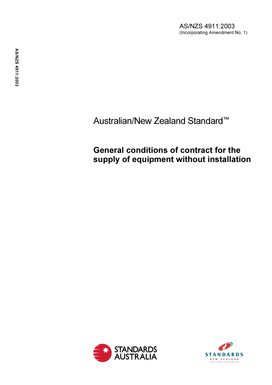 AS NZS 4911-2003 (2005).pdf_第1页