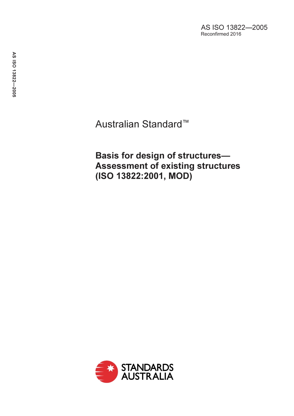 AS ISO 13822-2005 (2016).pdf_第1页