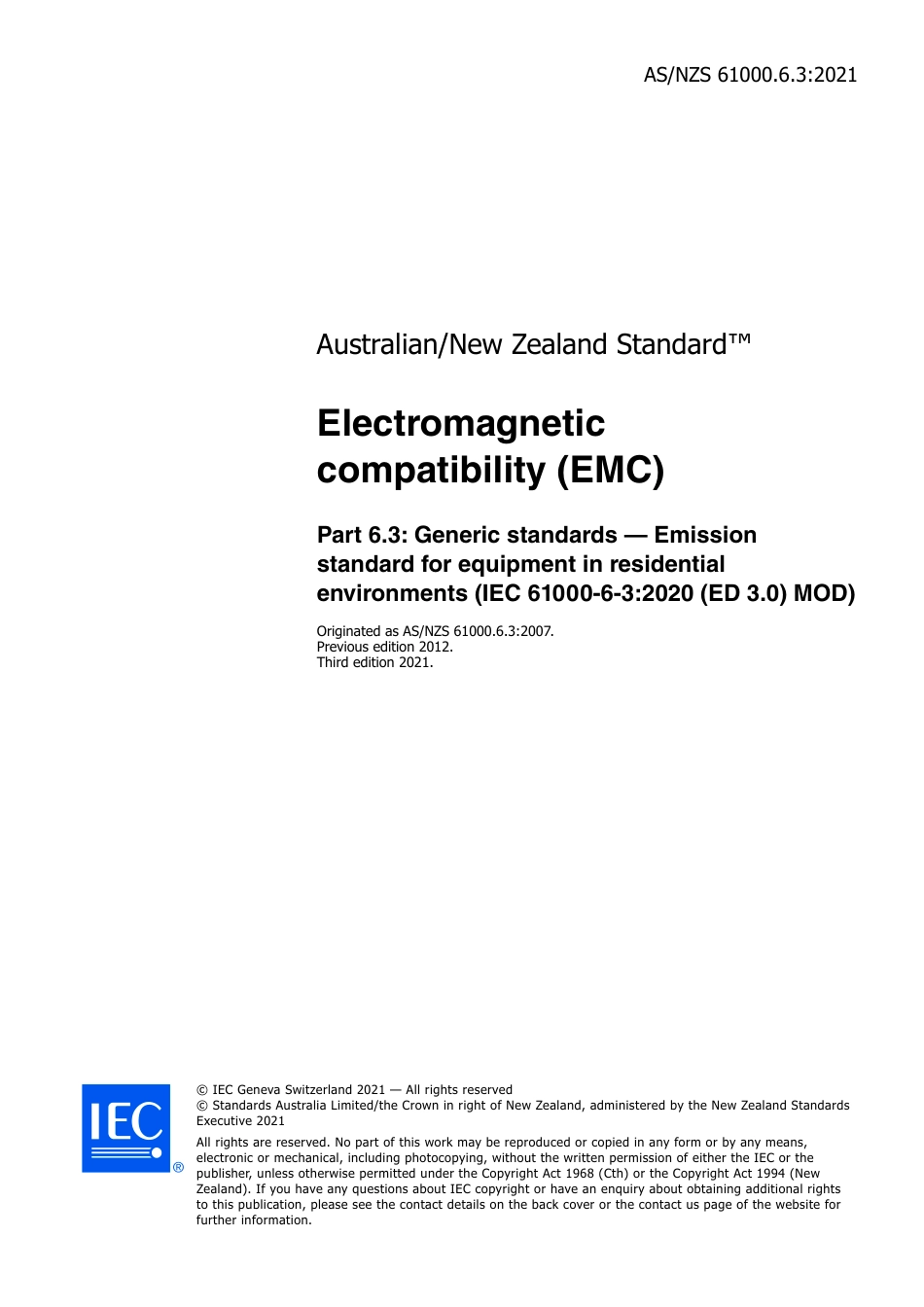 AS NZS 61000.6.3-2021.pdf_第3页