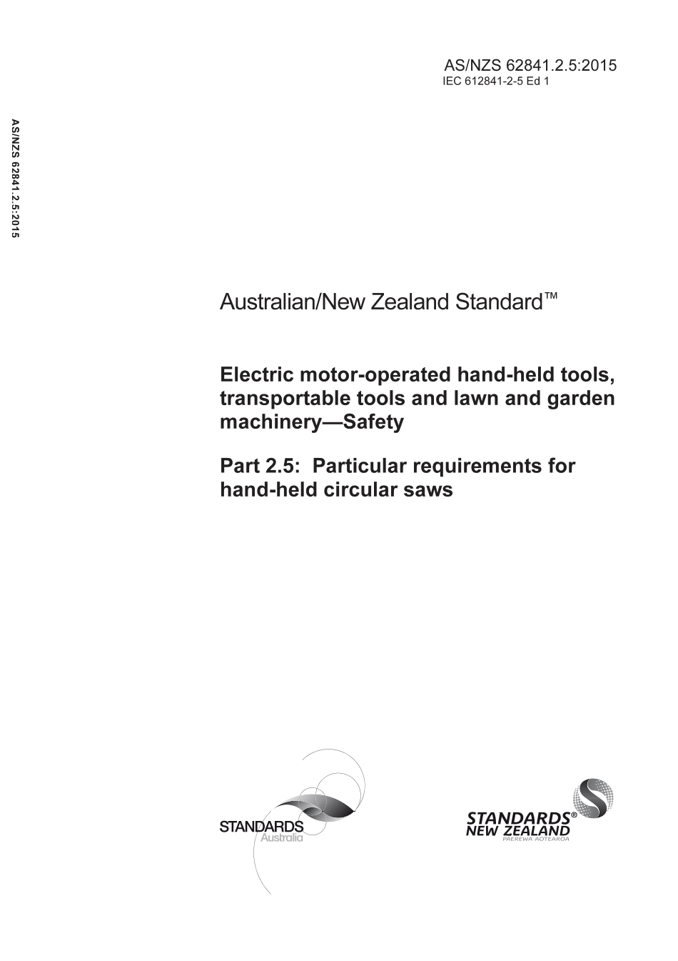 AS NZS 62841.2.5-2015.pdf_第1页