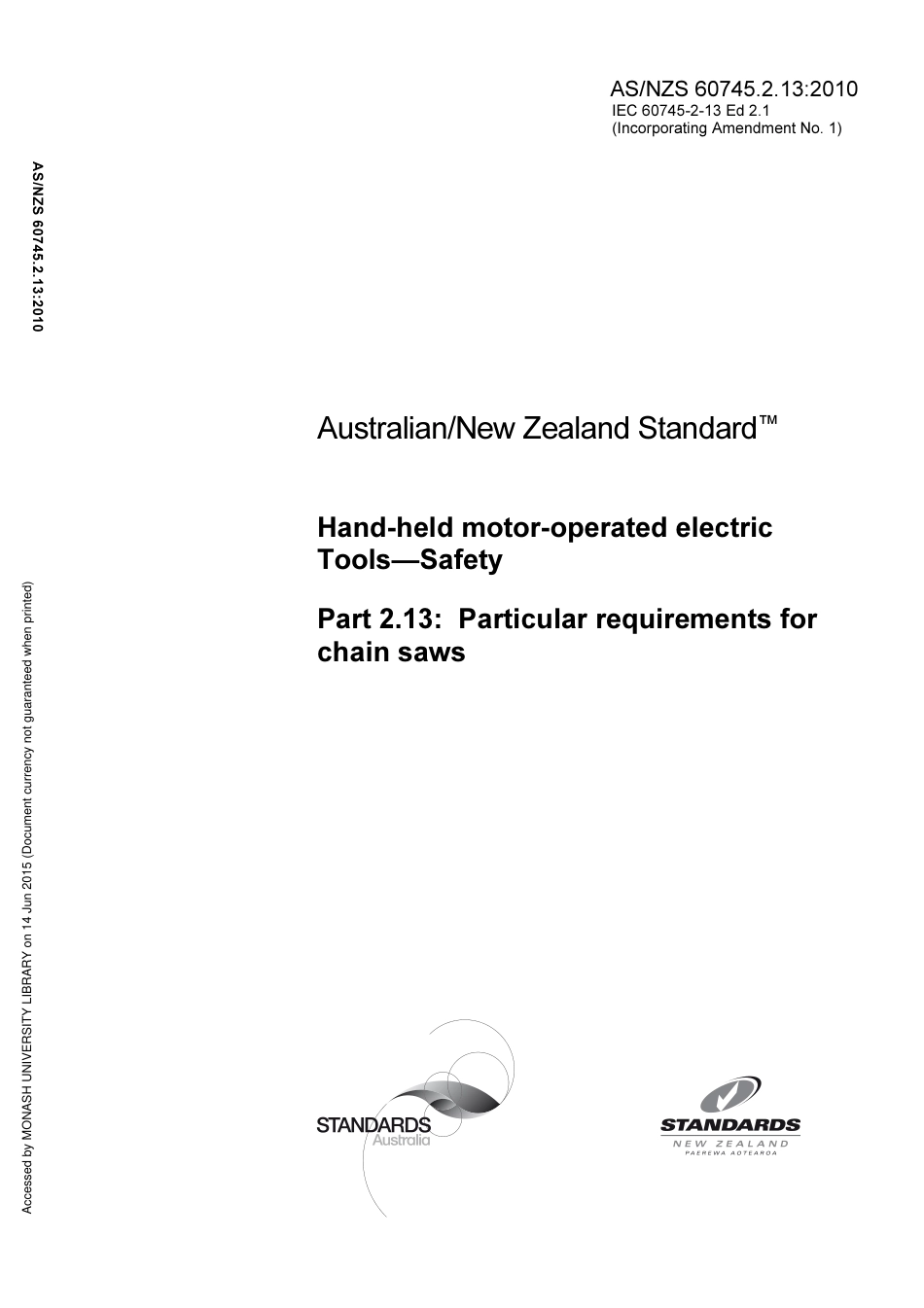 AS NZS 60745.2.13-2010 (2011).pdf_第1页