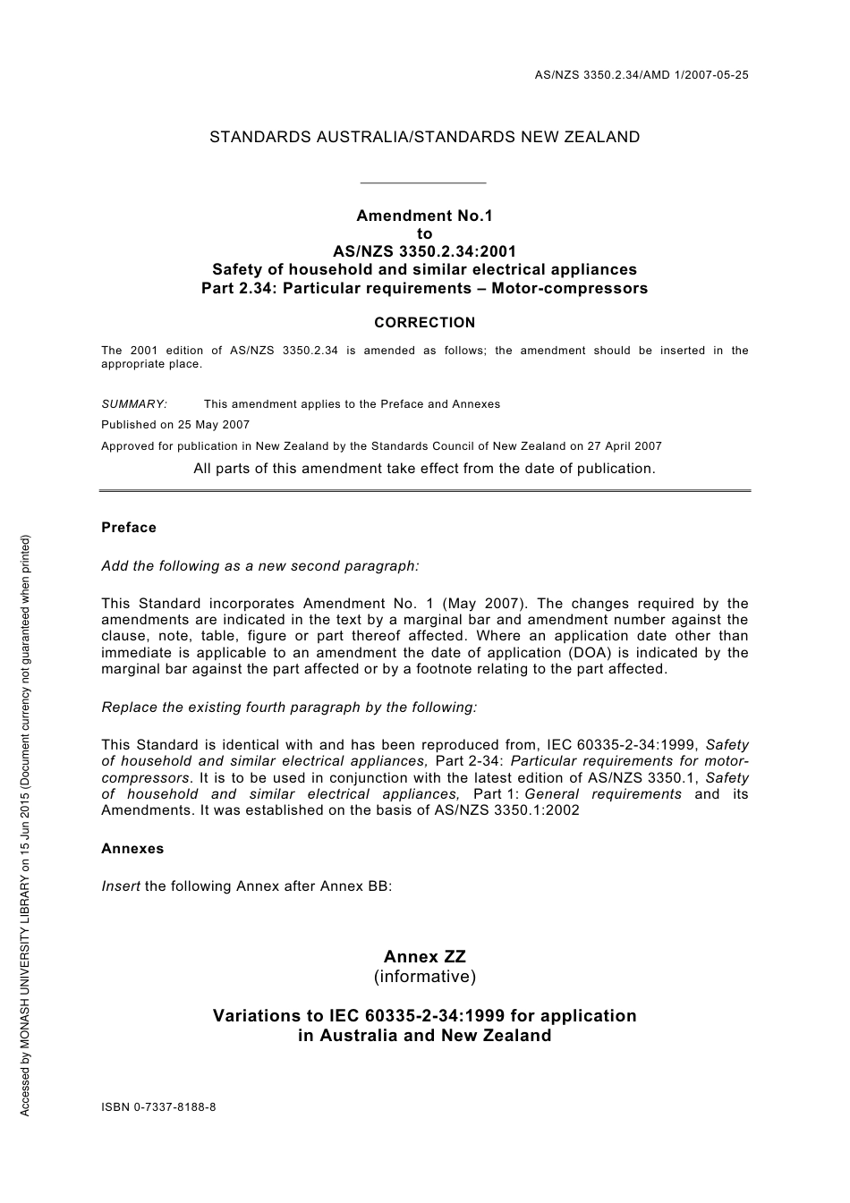 AS NZS 3350.2.34-2001 amd1-2007.pdf_第1页