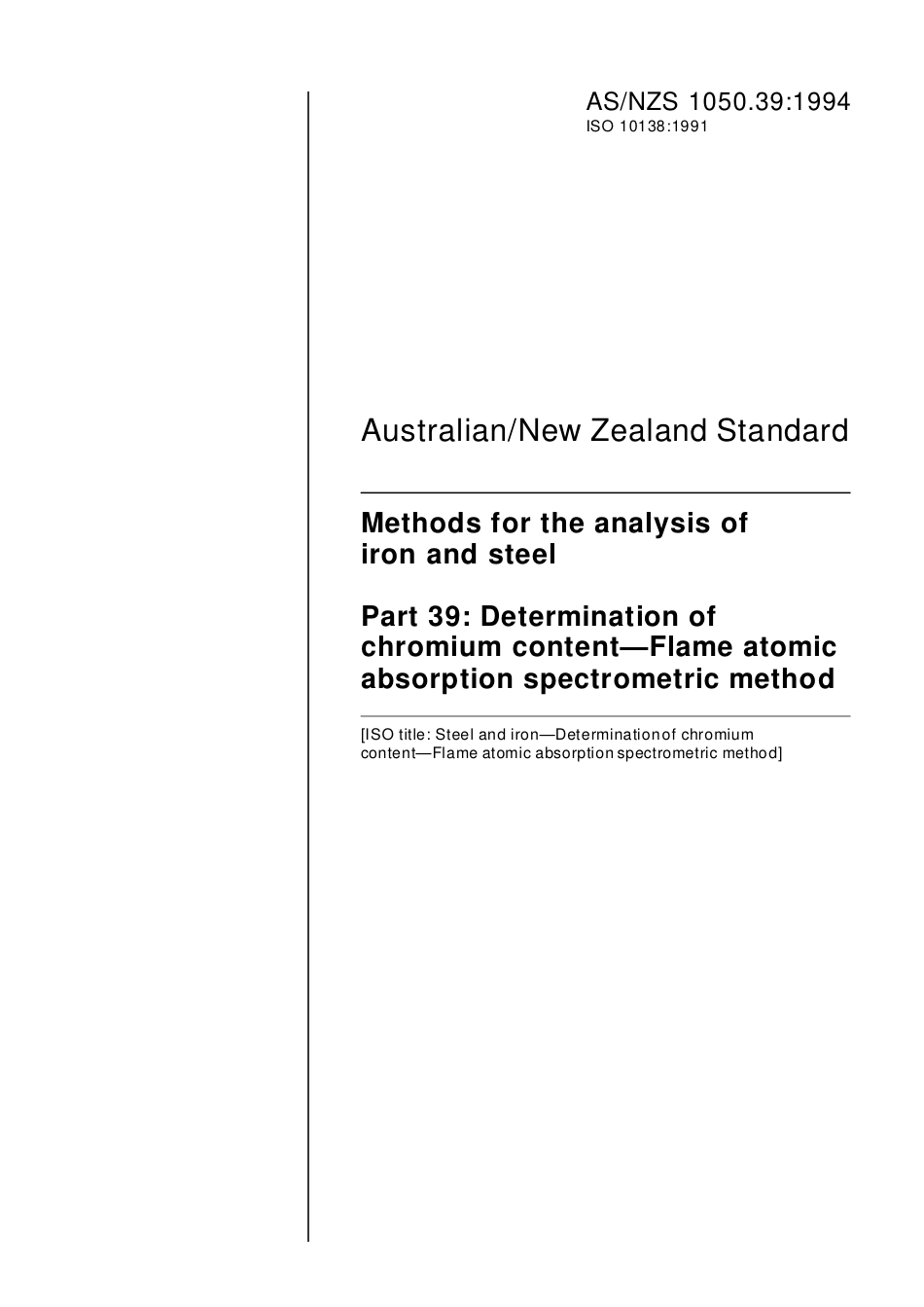 AS NZS 1050.39-1994.pdf_第1页