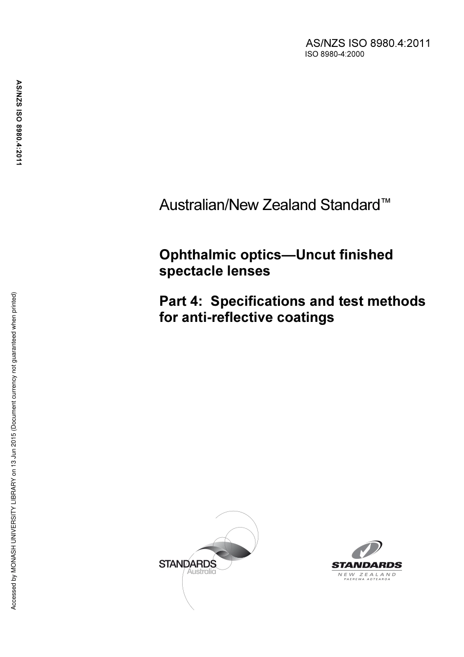 AS NZS ISO 8980.4-2011.pdf_第1页
