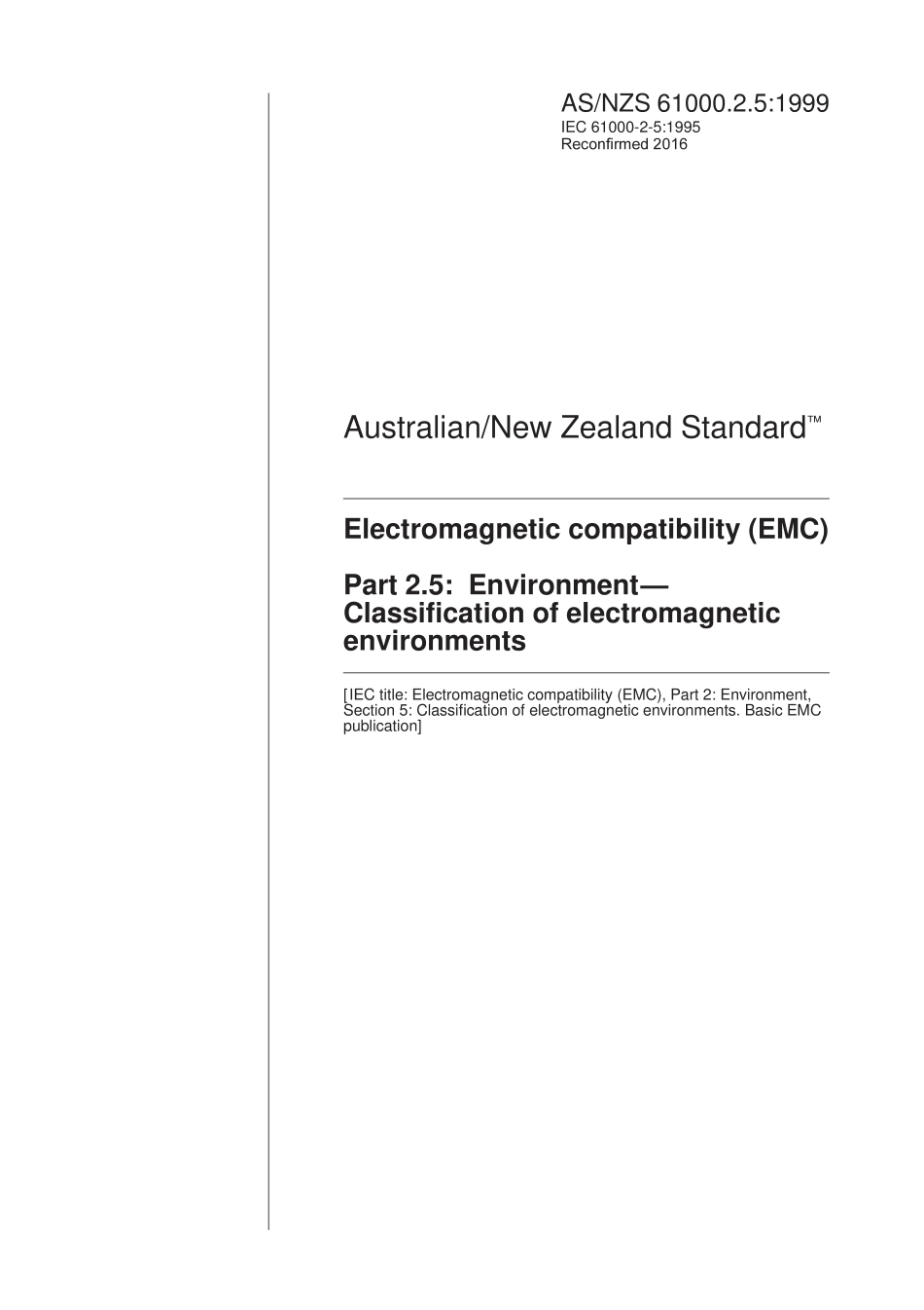 AS NZS 61000.2.5-1999 (2016).pdf_第1页