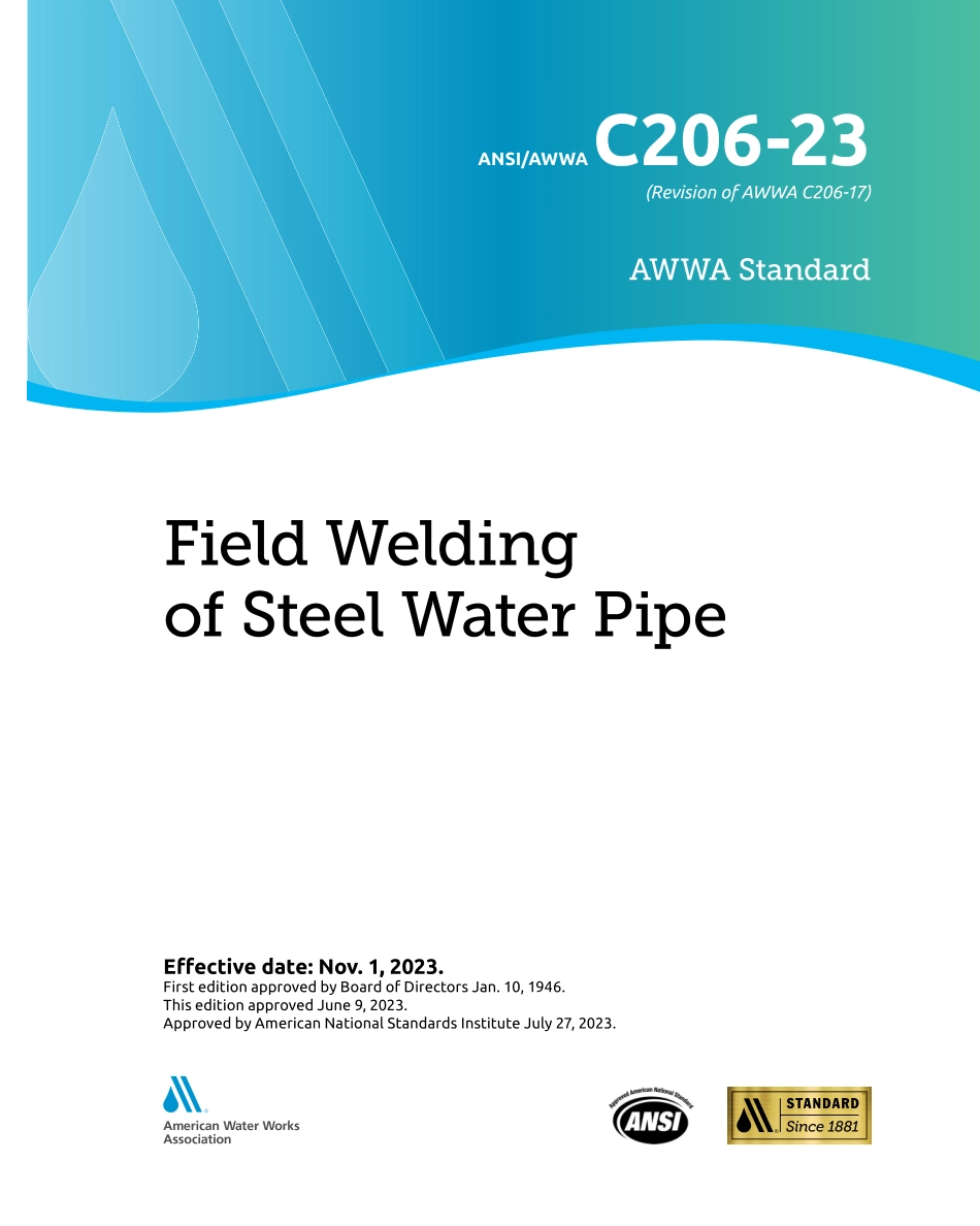 ANSI AWWA C206-23.pdf_第1页